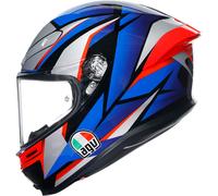 AGV K6 S Slashcut, full face helmet XS Black/Silver/Blue/Red