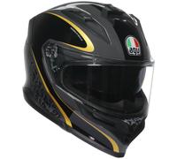 AGV K7 Flow 46 Replica Full Face Motorcycle Helmet Sports Motorbike Black Gold