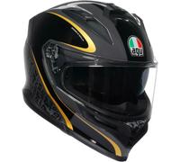 AGV K7 Flow 46 Helmet, black-grey-gold, size 2XL for Men