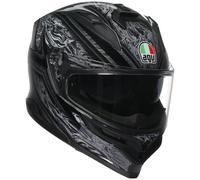AGV K7 Full Face Motorcycle Motorbike Helmet - Damascus Black / Silver