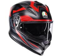 AGV K7 Full Face Motorcycle Motorbike Helmet - Glimpse Matt Black / Red
