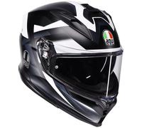 AGV K7 Full Face Motorcycle Motorbike Helmet - Glimpse Matt Black / White