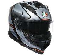 AGV K7 Full Face Motorcycle Motorbike Helmet - Jaeger Black / Silver