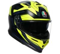 AGV K7 Glimpse Full Face Moto Motorcycle Motorbike Helmet Black / Fluo Yellow