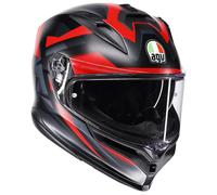 AGV K7 Glimpse Full Face Moto Motorcycle Motorbike Helmet Matt Black / Red