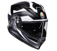 AGV K7 Glimpse Full Face Moto Motorcycle Motorbike Helmet Matt Black / White