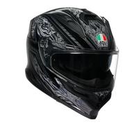 AGV K7 motorcycle helmet Damascus gloss black silver