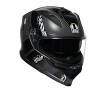 AGV K7 motorcycle helmet Kyber matt black gray fluo yellow