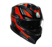 AGV K7 motorcycle helmet Taurax matt black red