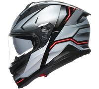 AGV K7 MOTORCYCLE MOTORBIKE JAEGER - BLACK/SILVER