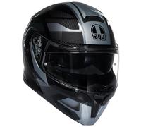 AGV Street Modular Motorcycle Touring Helmet - Ledro Matt Black / Grey
