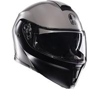 AGV Street Modular Motorcycle Touring Helmet - Resia Matt Grey/Black/Fluo Yellow