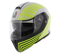 AGV Streetmodular Iseo Matt White Black Yellow Fluo Motorcycle Helmet