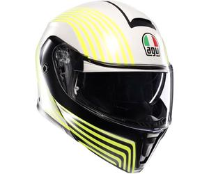 AGV Streetmodular Iseo S25, flip up helmet M Matt White/Black/Neon-Yellow