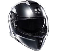 AGV Streetmodular Resia, flip up helmet XS Matt Dark Grey/Silver/Red