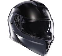 AGV Streetmodular Resia Helmet, black-grey, size M for Men