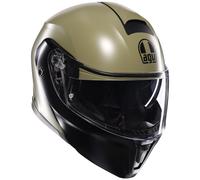 AGV StreetModular Solid Matt Pastello Green Black Flip Up Motorcycle Helmet E...