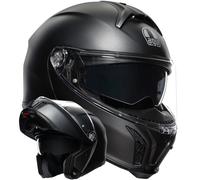 AGV Tourmodular Flip-Up Motorcycle Motorbike Helmet - Matt Black