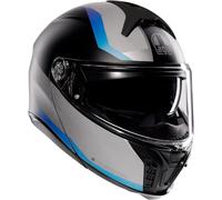 AGV Tourmodular Stray Helmet, black-grey-blue, size M for Men