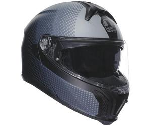 AGV TOURMODULAR TEXTOUR flip-up helmet matt black-grey XXL