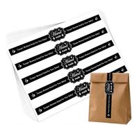 Agvdg Black Baking Stickers 200pcs Small Batch Home
