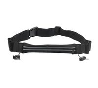 Agvdg Running Belt Ultralight Sport Waterproof Running Belt with Waist Pack 4 Energy Gel Loops and Race Number Clip for Triathlon Marathon Running and Cycling Black