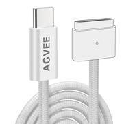 AGVEE 6ft USB-C to Magnetic 3 Cable, Type-C PD 140W Power Fast Charging Converter Connector, Intelligent Voltage Negotiation for MacBook Pro Air (2022-2025), Silver