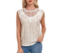 AGWISH Women's Short Batwing Sleeve Blouse Soft Flowy Chiffon Shirt V-Neck Shirt for Casual Wear
