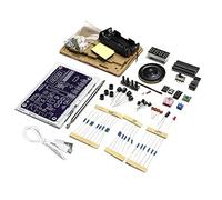 Agwuoetr -017A RDA5807S Radio Receiver Module Kits FM Electronic DIY Circuits Parts Digital Tube Display 87-108MHz, with Shell