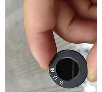 Agwuoetr 1.25 Inches Black Solar Filter Astronomical Telescope Accessories Optical Glass Lens Optical Filter Lens Filter M30X1