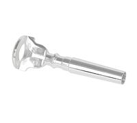 Agwuoetr 1 PCS Brass Trumpet Mouthpiece Silver-Plated Standard Trumpet Mouthpieces Professional