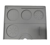 Agwuoetr 1 PCS Espresso Silicone Coffee Tamper Mat Coffee Pad Tamp Station Replacement Accessories for Tool Bar Espresso Accessory Grey
