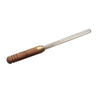 Agwuoetr 1 PCS Guitar Pinside Hexagonal File Stainless Steel + Wooden Handle 3 Sizes Musical Instrument Pinside Repair & Sanding Tool