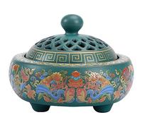 Agwuoetr 1 PCS Incense Burner Ceramics Stick Holder Line Incense Plate Sandalwood Coil Base Temples Yoga Studios