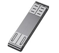 Agwuoetr 1 PCS Laptop Stand for Desk Adjustable Ergonomic Portable Laptop Holder Portable Storage Stand Grey