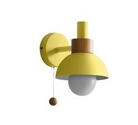 Agwuoetr 1 PCS Living Room Porch Aisle Lamp Nordic Minimalist Modern Bedroom Bedside Lamp (Yellow)