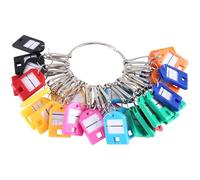 Agwuoetr 1 PCS Portable Key Organizer Plastic+Metal with 30 Individual Spring Hooks and Key Tags for Multiple Keys, for, Janitor, Apartments