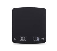 Agwuoetr 1 PCS Pour Coffee Electronic Drip Coffees Scale 2Kg/0.1G LED Smart Kitchen Scale with Timer
