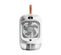 Agwuoetr 1 PCS Rechargeable Portable Desktop Silent USB Cooling Mini Portable Fan Air Conditioners Home Humidifier,White