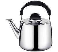 Agwuoetr 1 Piece 3L Thickened Whistle Kettle Rapid Heating Boiling Water Pot Stainless Steel