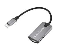 Agwuoetr 1 Piece 4K1080P 60Hz Video Capture Card Silver Aluminum Alloy Is Suitable For Game Camera Recording Live
