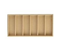 Agwuoetr 1 Piece 6 Slot Glasses Display Box Glasses Organiser Sorting Box Glasses Display Jewellery Organiser Tray B