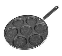 Agwuoetr 1 Piece 7 Cups Pancakes Frying Pans Breakfast Egg Pan Holes Cooking Egg Ham Pans Pancak Maker Pan Cookware