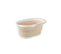 Agwuoetr 1 Piece Khaki Foldable Water Bucket Clothing Storage Bucket Debris Sorting Accessories