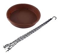 Agwuoetr 1 Piece Outdoor Bird Feeder Feeding Tray Bird Feeder for Backyard Patio Fence Decking