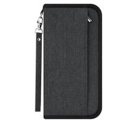 Agwuoetr 1 Piece Passport Holder Travel Wallet Family Passport Wallet Oxford Cloth RFID Blocking Waterproof Unisex Travel Document Organiser