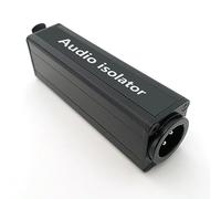 Agwuoetr 1 Piece Professional Mono Common Ground Audio Isolator Acoustic Noise Filtering to Current Sound Permalloy Isolation Plastic+Metal Professional Audio Isolator