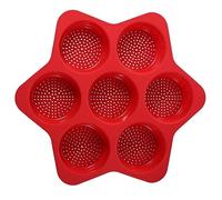 Agwuoetr 1 Piece Silicone Hamburger Bun Mold Easy to Release Household Silicone Food Baking Tool B