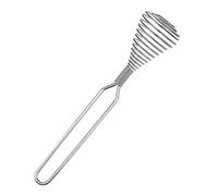 Agwuoetr 1 Piece Spring Coil Whisk Wire Whip-Cream Egg Beater Gravy-Cream Hand Mixer Silver Stainless Steel Kitchen Tool Accessories for Mixing