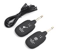 Agwuoetr 1 Set Electric Guitar Wireless Transmitter Receiver Audio Line Electric Blowpipe ABS+Copper+Electronic Components